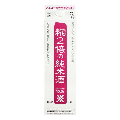 米だけの酒 糀2倍の純米酒パック 1.8L 